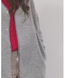 Samansa Mos2 blue | ノーカラージャケット