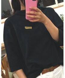 Samansa Mos2 blue | Tシャツ/カットソー