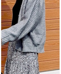 Samansa Mos2 blue | カーディガン/ボレロ