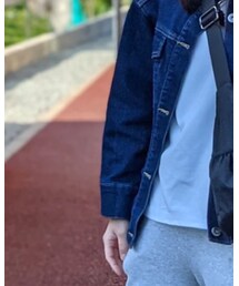 Samansa Mos2 blue | デニムジャケット