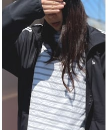 Samansa Mos2 blue | Tシャツ/カットソー