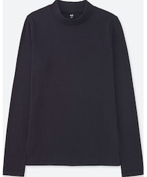 UNIQLO | リブハイネックＴ(長袖)(Tシャツ/カットソー)