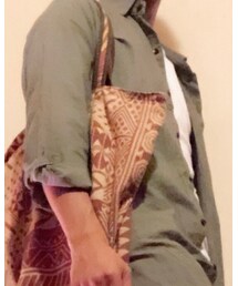 Veamor | 綿麻ロング丈シャツ XＬ 2000円(シャツ/ブラウス)