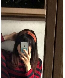 先輩にもらった❣️ | カチューシャ