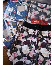 supreme花柄セットアップ(Tシャツ/カットソー)
