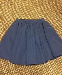 ブルー フレアスカート(スカート)