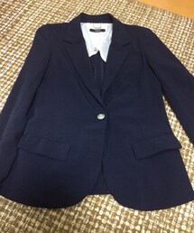 AZUL by moussy | ネイビー ジャケット(テーラードジャケット)