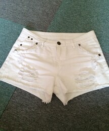 ホワイトデニム ショーパン(その他パンツ)