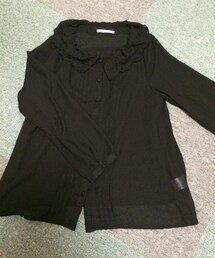 ブラック ふんわりシャツ(シャツ/ブラウス)