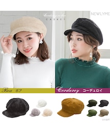 Newlyme | 選べるコーデュロイorボアキャスケット(キャスケット)