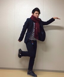 H&M | ネイビーセットアップ