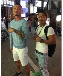 2人でミナミをパトロール笑 | その他