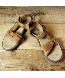 Teva | TEVA テバ レザーサンダル ブラウン スポーツ WATERPROOF 27cm アウトドア 古着(サンダル)