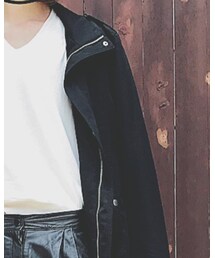 de plus | ライダースジャケット