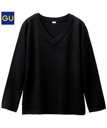 GU | ミラノリブチュニック(ニット/セーター)