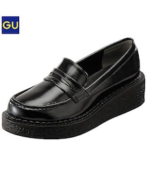 GU | プラットフォームローファー(その他シューズ)