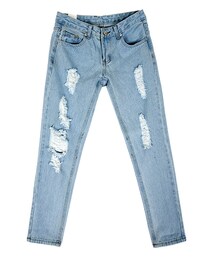 ウォッシングブルークラッシュデニム(デニムパンツ)