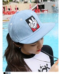 刺繍ポイントカジュアルキャップ(キャップ)