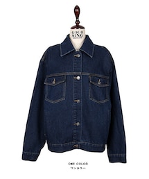 ルーズフィットデニムジャケット(デニムジャケット)