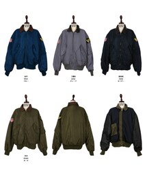 ワッペン付パイロットジャンパー(ブルゾン)