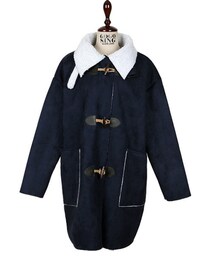 ムートンハーフ丈ダッフル風コート(ダッフルコート)