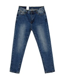 バギー風ウォッシングデニム(デニムパンツ)