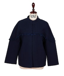 タッセルあしらいチャイナカラージャケット(カーディガン/ボレロ)