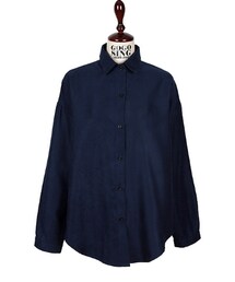 ベーシック無地ルーズシャツ(シャツ/ブラウス)