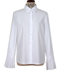 フリル袖ブラウス(シャツ/ブラウス)