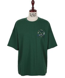 Fishing刺繍ポイント半袖Ｔシャツ(Tシャツ/カットソー)