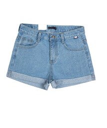 ロールアップ裾デニムショートパンツ(その他パンツ)