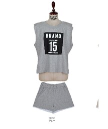 BRANDノースリーブトレーニングセット(その他)