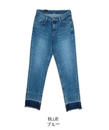 ナチュラルカッティングデニムパンツ(デニムパンツ)