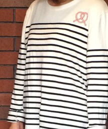 PETIT BATEAU | ボーダーT  プチバトー×maison de KITSUNE(Tシャツ/カットソー)