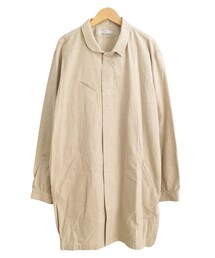 ohta | ohta LONG SHIRT BEIGE(シャツ/ブラウス)