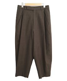 my beautiful landlet | My Beautiful Landlet WOOL TWILL PANTS CHARCOAL(その他パンツ)