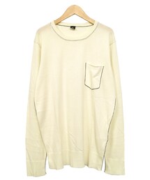 OSKLEN | OSKLEN COTTON KNIT OFF WHITE(ニット/セーター)