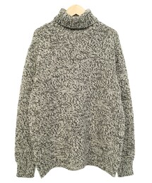 n-s | N-S TURTLE NECK KNIT SALT&PEPPER(ニット/セーター)
