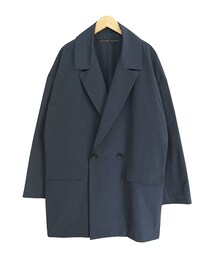 my beautiful landlet | My Beautiful Landlet BROAD DOUBLE JACKET NAVY(テーラードジャケット)