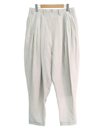 ohta | ohta TUCK PANTS WHITE(その他パンツ)