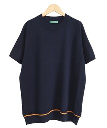 ohta | ohta KNIT TEE NAVY(Tシャツ/カットソー)