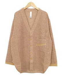 Edwina Horl | Edwina Horl CARDIGAN GREY / BEIGE / BLOOD(カーディガン/ボレロ)