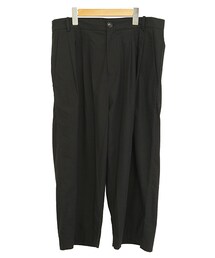 FFIXXED STUDIOS | FFIXXED STUDIOS TWIN PLEAT TROUSER BLACK(その他パンツ)