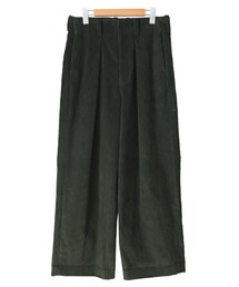 ETHOSENS | ETHOSENS CORDUROY PANTS GREEN(その他パンツ)