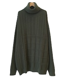 FFIXXED STUDIOS TURTLENECK ARMY GREEN(ニット/セーター)
