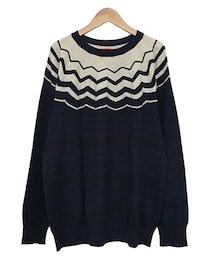  ohta SWEATER NAVY(ニット/セーター)