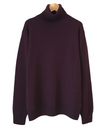SOULLAND TURTLENECK BURGUNDY(ニット/セーター)