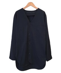 my beautiful landlet | My Beautiful Landlet CHINO CLOTH CARDIGAN NAVY(カーディガン/ボレロ)