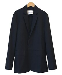  FFIXXED STUDIOS ENJOYMENT BLAZER BLACK BLUE(テーラードジャケット)