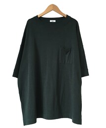  tim. SLIT POCKET TEE GREEN(Tシャツ/カットソー)